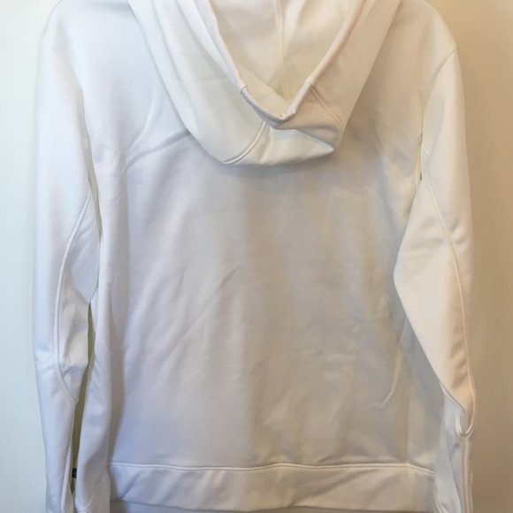 Cabelas White / Mountain Rose Hoodie Pursuit Logo Water Resistant MSRP $50 - Picture 7 of 8